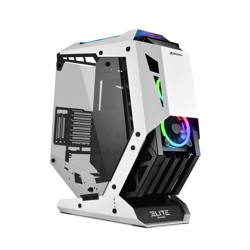 Sharkoon ELITE SHARK CA700 Tower Noir, Blanc