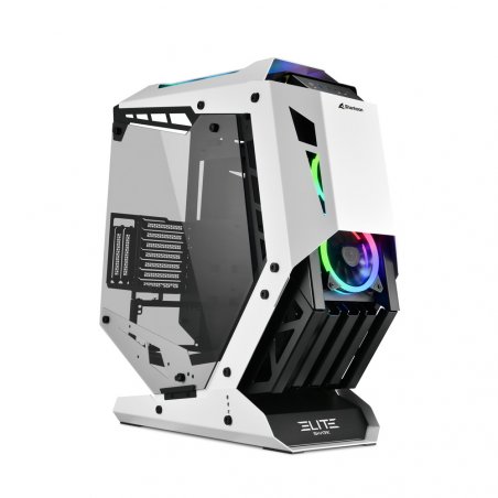 Sharkoon ELITE SHARK CA700 Tower Noir, Blanc