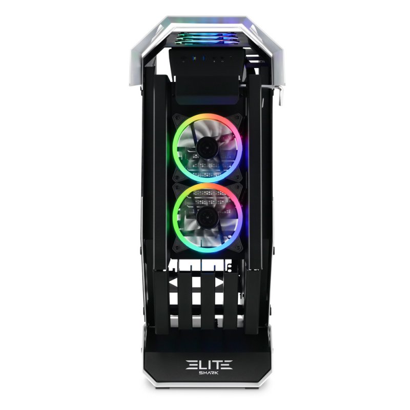 Sharkoon ELITE SHARK CA700 Tower Noir, Blanc