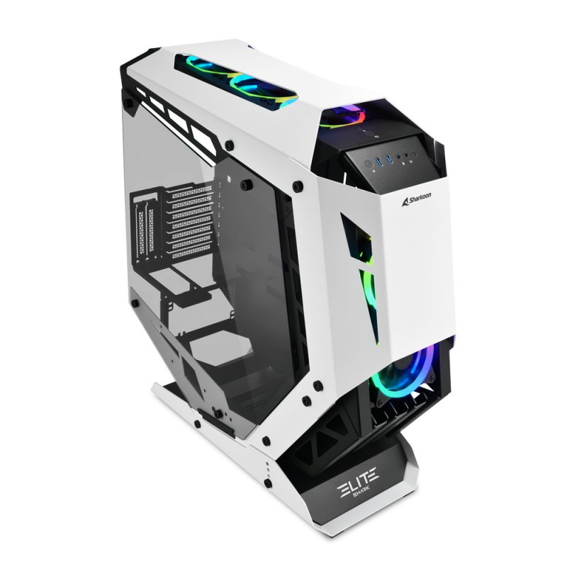 Sharkoon ELITE SHARK CA700 Tower Black, White