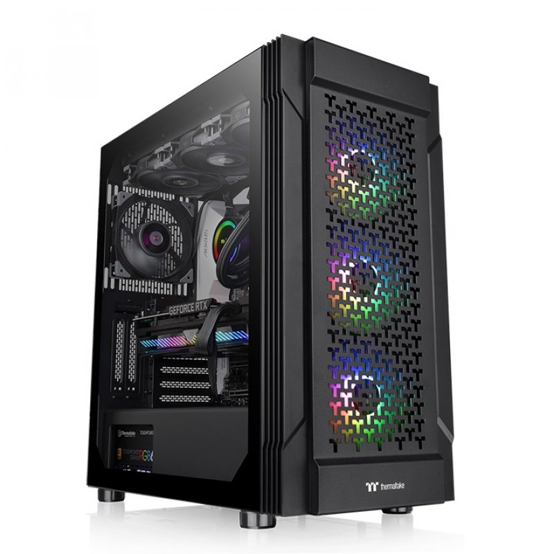 Thermaltake Versa T27 TG ARGB Midi Tower Black