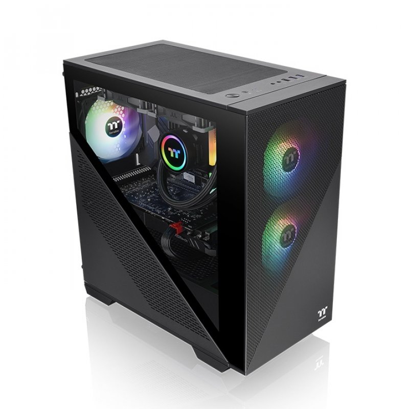 Thermaltake Divider 170 TG ARGB Midi Tower Black