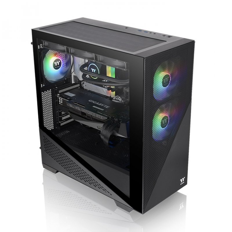 Thermaltake Divider 370 TG Midi Tower Black