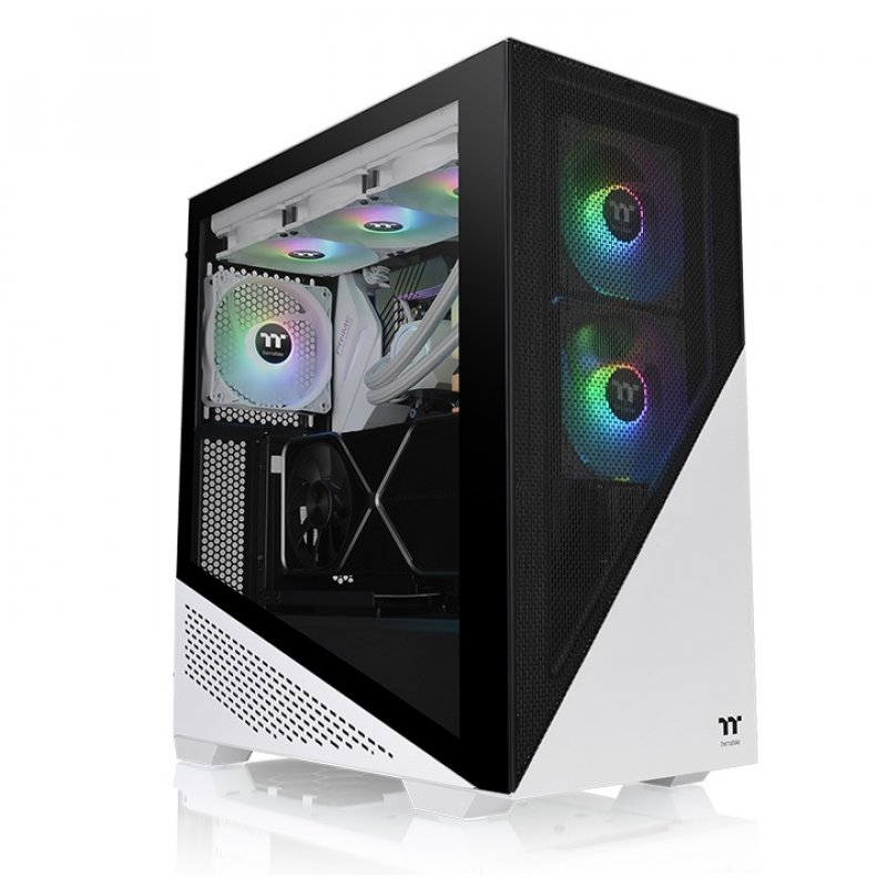 Thermaltake Divider 370 TG Midi Tower Black, White