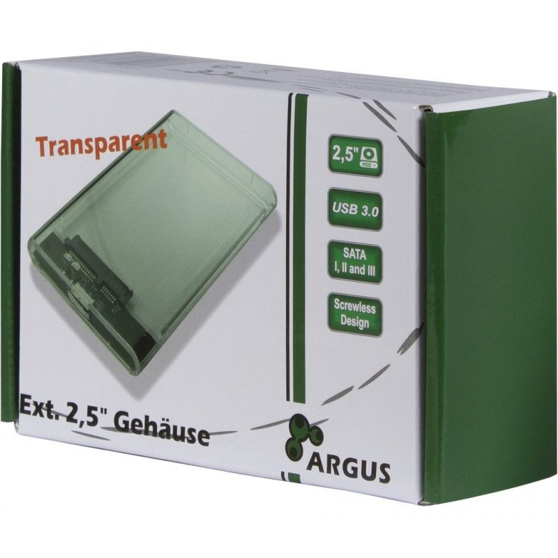 Inter-Tech GD-25000 Boîtier HDD Transparent 2.5"