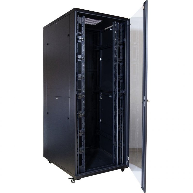 Inter-Tech 88887257 rack cabinet 42U Freestanding rack Black