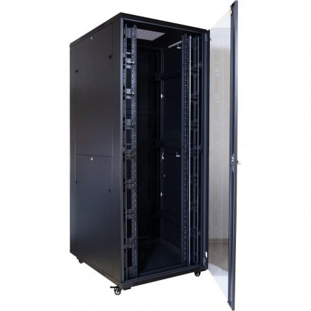 Inter-Tech 88887256 étagère 42U Rack autonome Noir