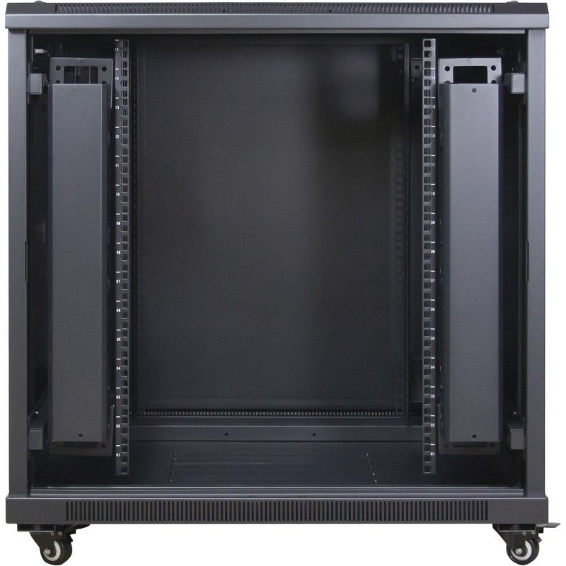 Inter-Tech 88887258 rack cabinet 15U Freestanding rack Black