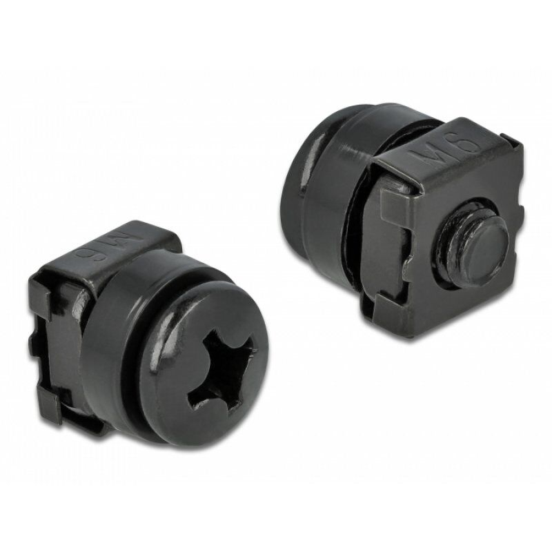 DeLOCK Befestig.set f. Netzwschr. 20 bk | 66548