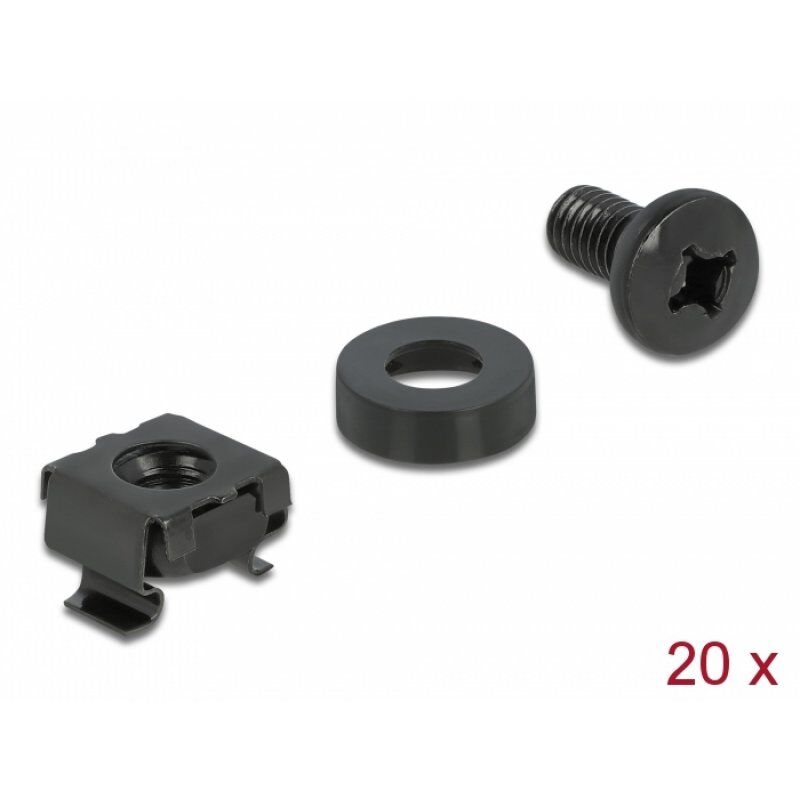 DeLOCK 66548 screw/bolt 12 mm 20 pc(s) M6 Bolts & nuts