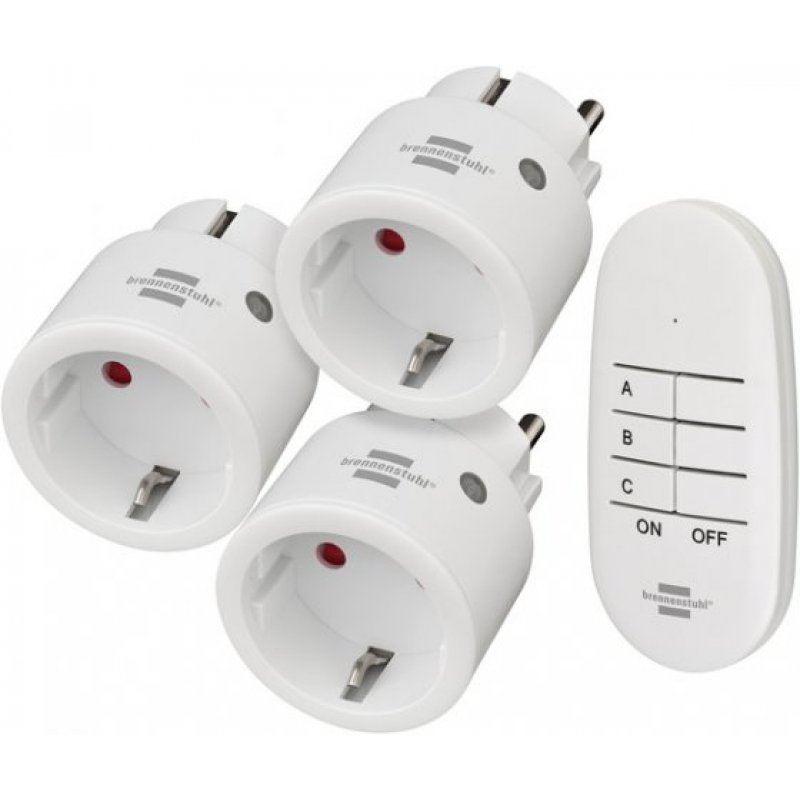 Brenn Comfort-Line Funk-Set Mini 3+1 wh | 3x Stecker