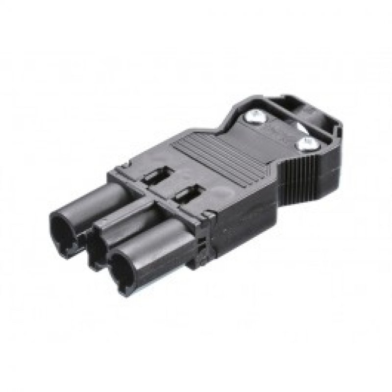 Bachmann Appliance plug GST18/3 - wire connector Black