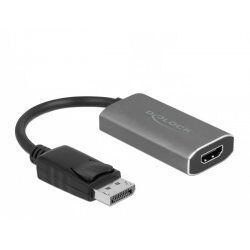 DeLOCK 63118 video cable adapter 0.2 m DisplayPort HDMI Type A (Standard) Grey