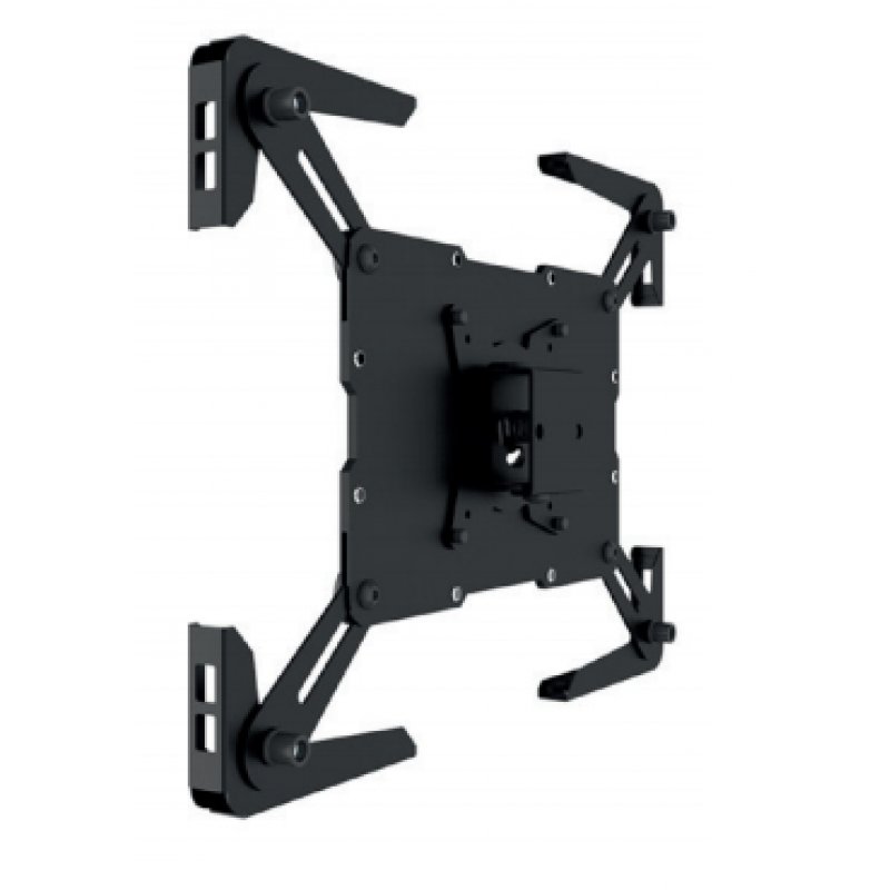 Hagor 8714 monitor mount / stand 32.8 cm (12.9") Black Wall