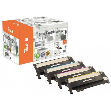 Peach PT1152 toner cartridge 4 pc(s) Compatible Black, Cyan, Magenta, Yellow
