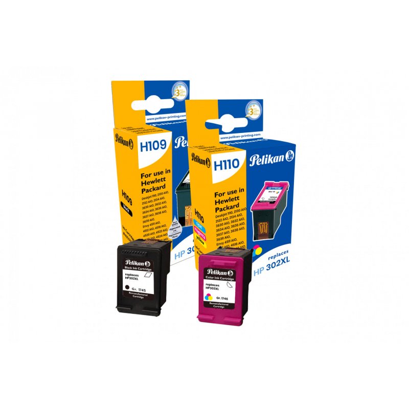 Pelikan 4950870 toner cartridge 2 pc(s) Compatible Black, Cyan, Magenta, Yellow