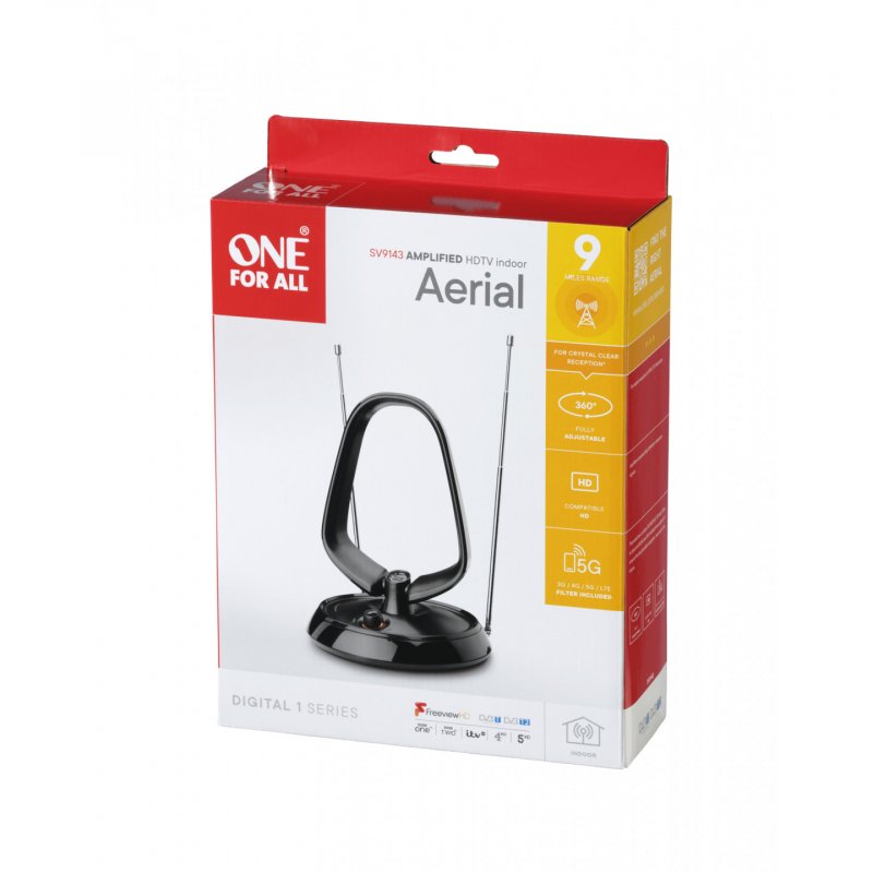 One DVB-T Antenne 43 dB