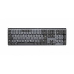 Logitech MX Mechanical clavier RF sans fil + Bluetooth QWERTY Danois, Finlandais, Norvégien, Suédois Graphite, Gris
