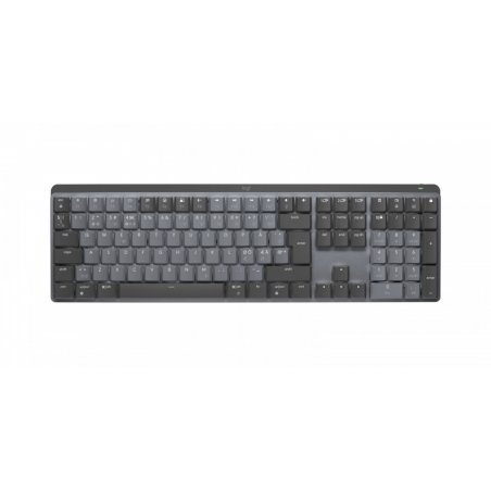 Logitech MX Mechanical clavier RF sans fil + Bluetooth QWERTY Danois, Finlandais, Norvégien, Suédois Graphite, Gris