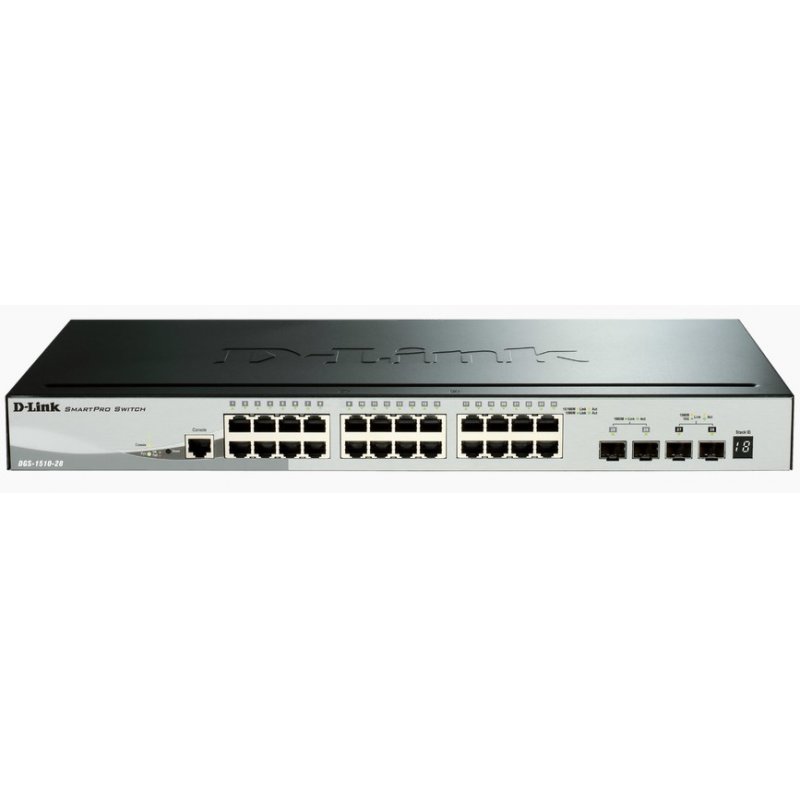 D-LINK 28-Port Smart Stack Switch 4x 10G