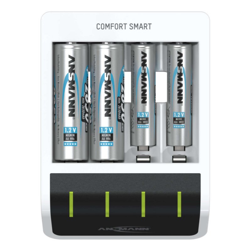 Ansmann Comfort Smart chargeur de batterie Pile domestique USB