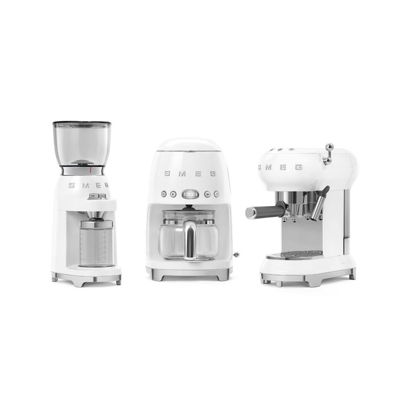 Smeg CGF01WHEU appareil à moudre le café 150 W Blanc
