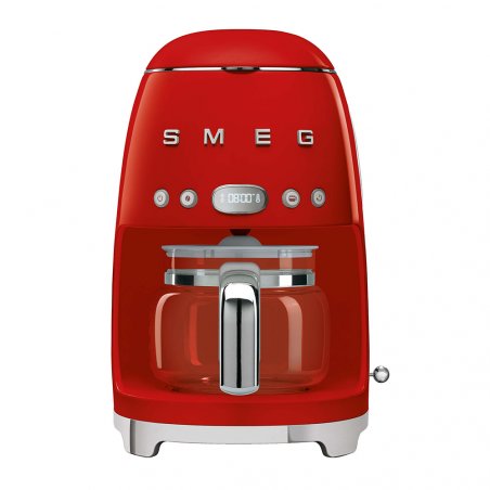 Smeg DCF02RDEU machine à café Entièrement automatique Machine à café filtre 1,4 L