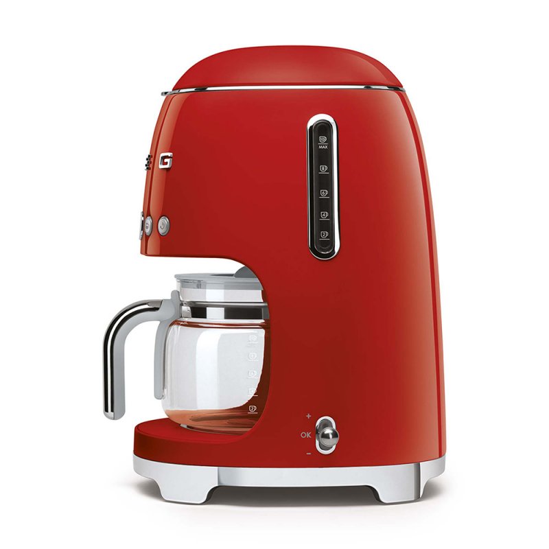 Smeg Drip Coffee Machine Red DCF02RDEU