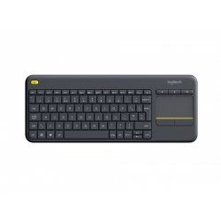 Logitech Wireless Touch Keyboard K400 Plus Clavier HTPC pour PC connecté aux télévisions