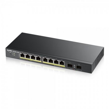 Zyxel GS1900-8HP v3 PoE Géré L2 Gigabit Ethernet (10/100/1000) Connexion Ethernet, supportant l'alimentation via ce po