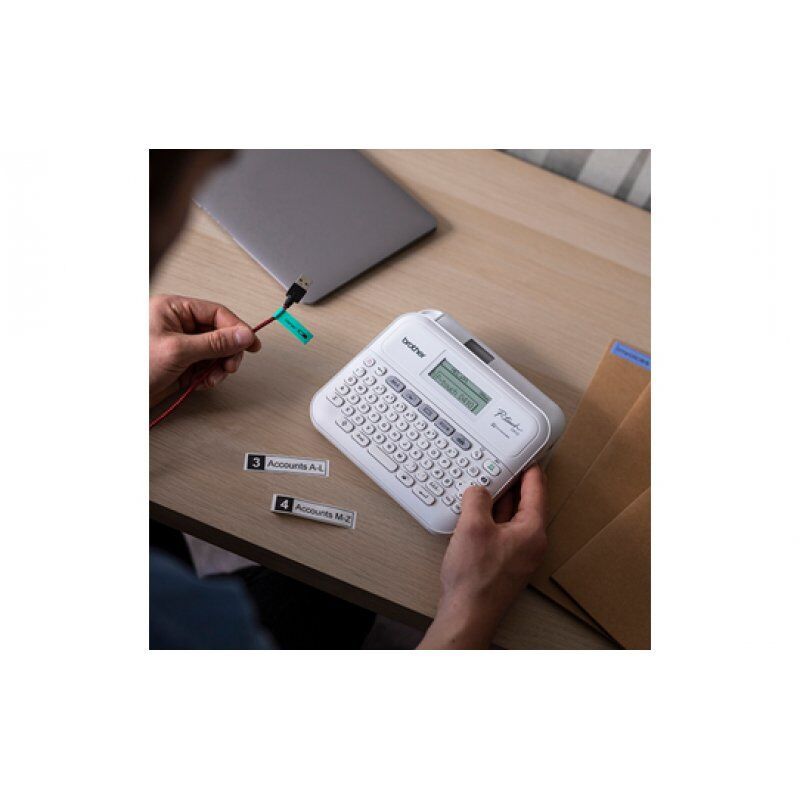 Brother PT-D410VP label printer ZINK (Zero-Ink) Wired TZe QWERTY