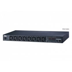 ATEN 8-Port Intelligent 1U ECO Power Distribution Unit (PDU), Metered by bank, Switched by Outlet (8 x C13) 10Amp