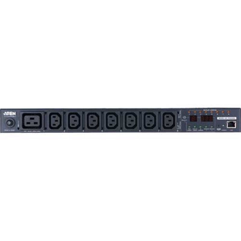 ATEN PDU 7x C13, 1xC19 1U PE6208  Messbare PDU, Switch