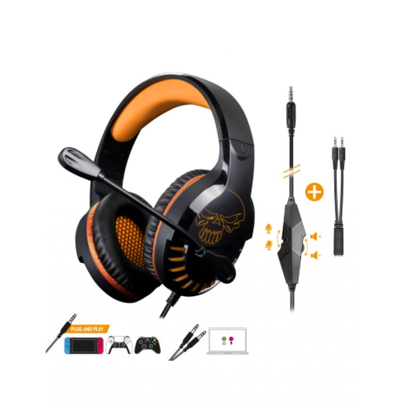 Casque Micro Gamer Spirit of Gamer Pro H3 (Noir/Orange)