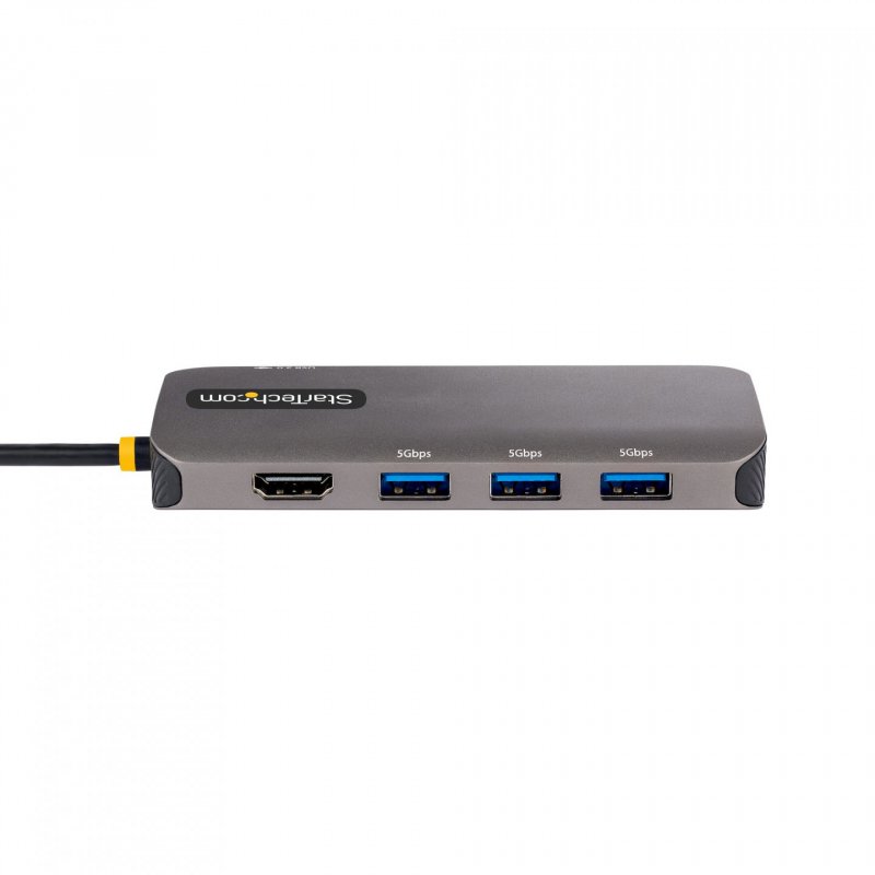 StarTech.com Adaptateur Multiport USB C - Adaptateur USB C vers HDMI 4K 60Hz - Hub USB A 3.2, 5Gbps à 3 ports - 100W Po