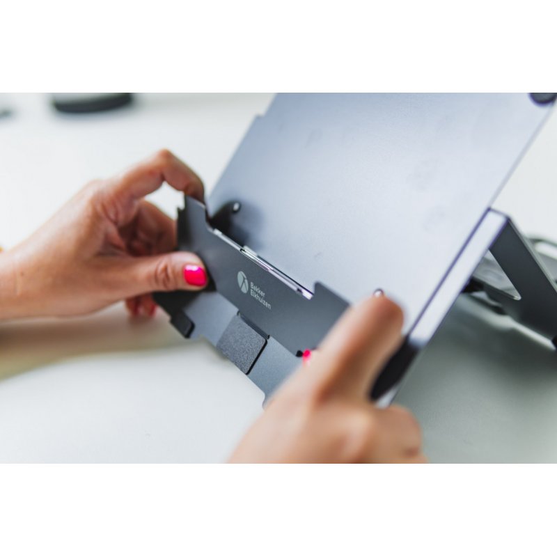 BakkerElkhuizen FlexTop 170 Supports de Notebook Noir, Gris foncé 40,6 cm (16")