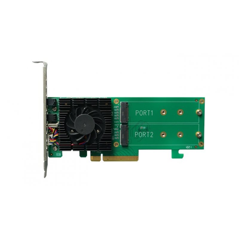 Highpoint SSD6202A contrôleur RAID PCI Express x8 3.0 8 Gbit/s
