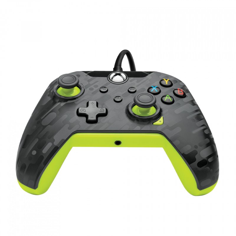 PDP Wired Controller: Electric Carbon - Xbox Series X|S, Xbox One, Xbox, Windows 10/11