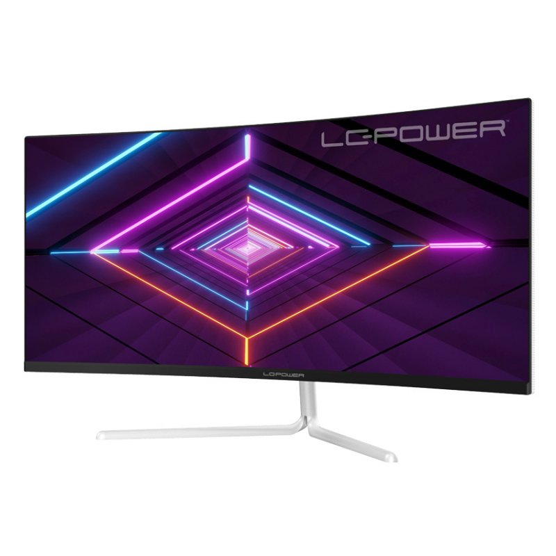 LC-Power LC-M34-UWQHD-100-C-V3 computer monitor 86.4 cm (34") 3440 x 1440 pixels UltraWide Quad HD LCD White