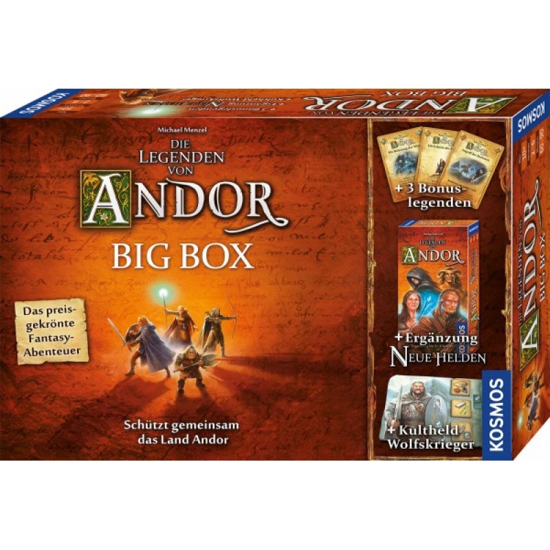 Kosmos Andor The Legends of Andor - Big Box Card Game Travel/adventure