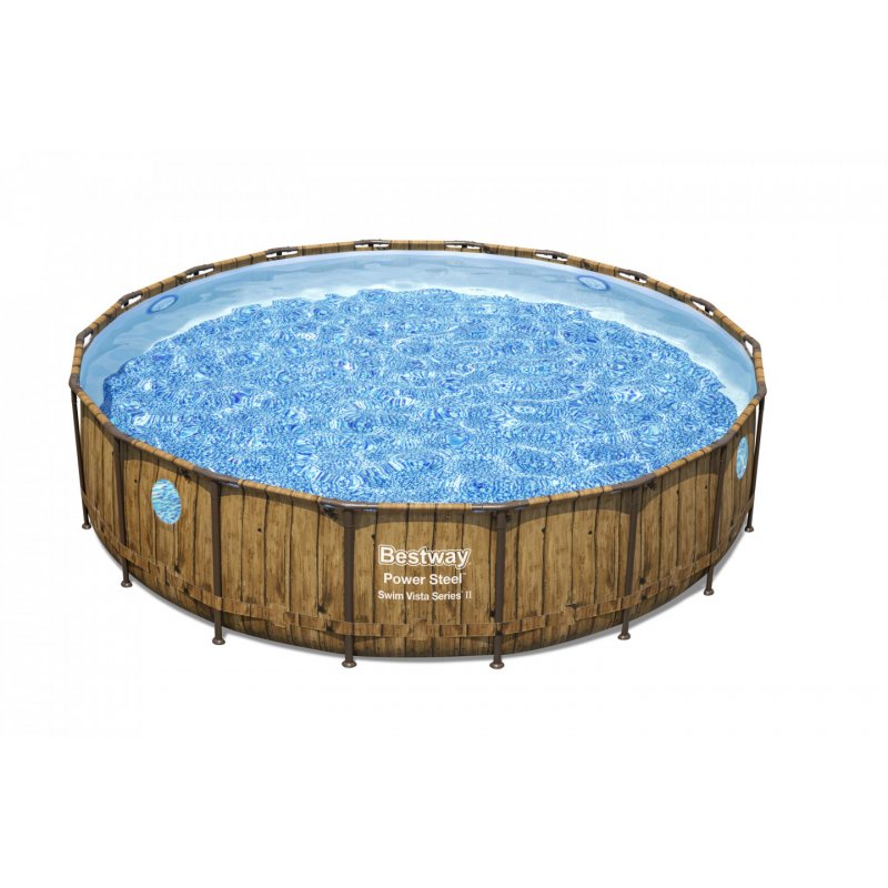 Bestway 56977 piscine hors sol Rond 23062 L Marron