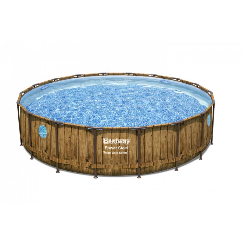 Bestway 56977 above ground pool Framed pool Round 23062 L Brown