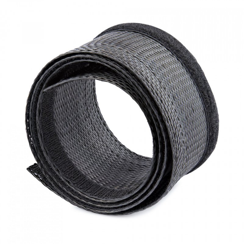 StarTech.com 10ft (3m) Cable Management Sleeve, Trimmable Heavy Duty Cable Wrap, 1.2" (3cm) Dia. Polyester Mesh Computer