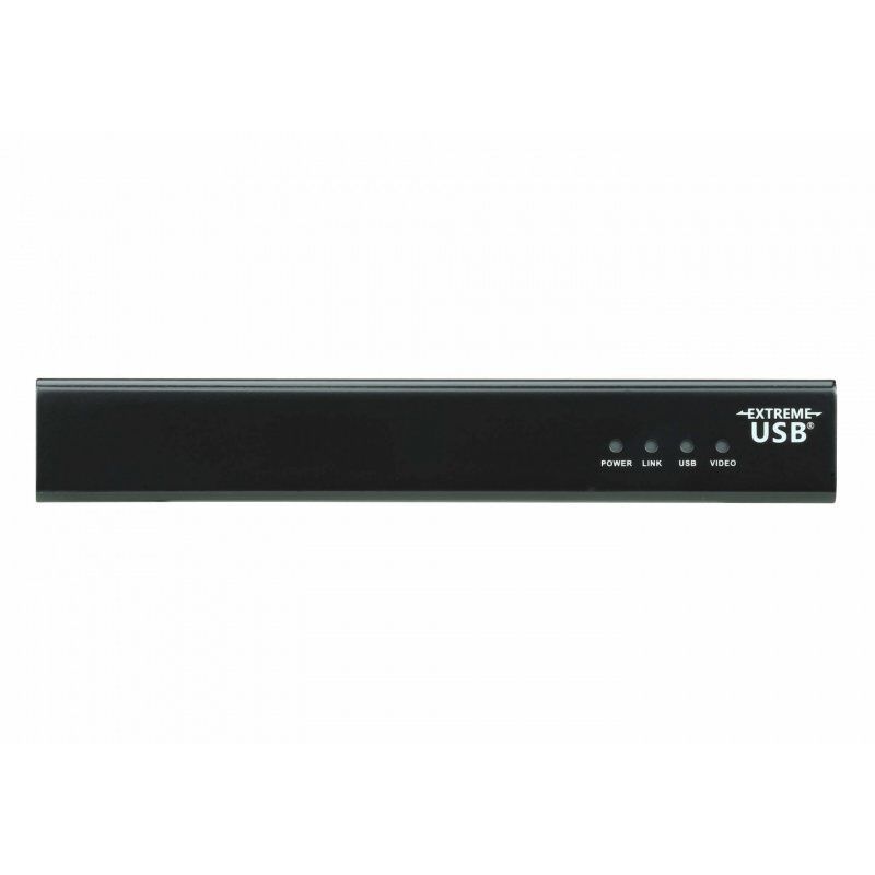 ATEN Système d'extension HDBaseT HDMI 4K avec ExtremeUSB (4K à 100m) (HDBaseT Classe A)