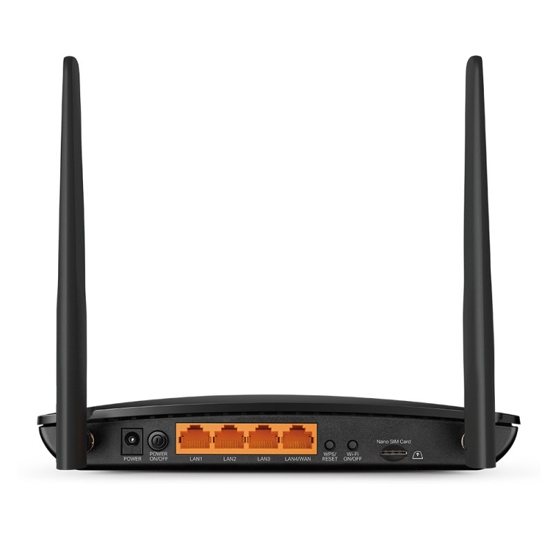 TP-Link Archer MR500 wireless router Gigabit Ethernet Dual-band (2.4 GHz / 5 GHz) 4G Black