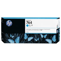 HP Cartouche d'encre 764 cyan - 300 ml