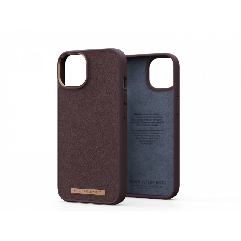 GENUINE LEATHER CASE IPHONE 14 (6.1) BROW