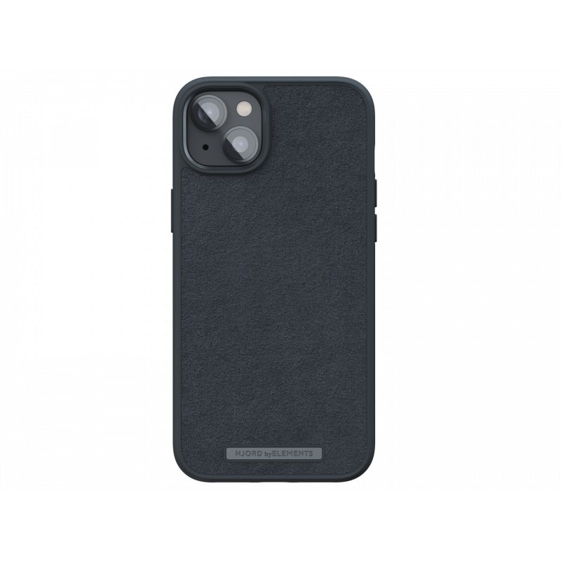 Njord byELEMENTS Suede Comfort+ Case - iPhone 14 Plus - Black