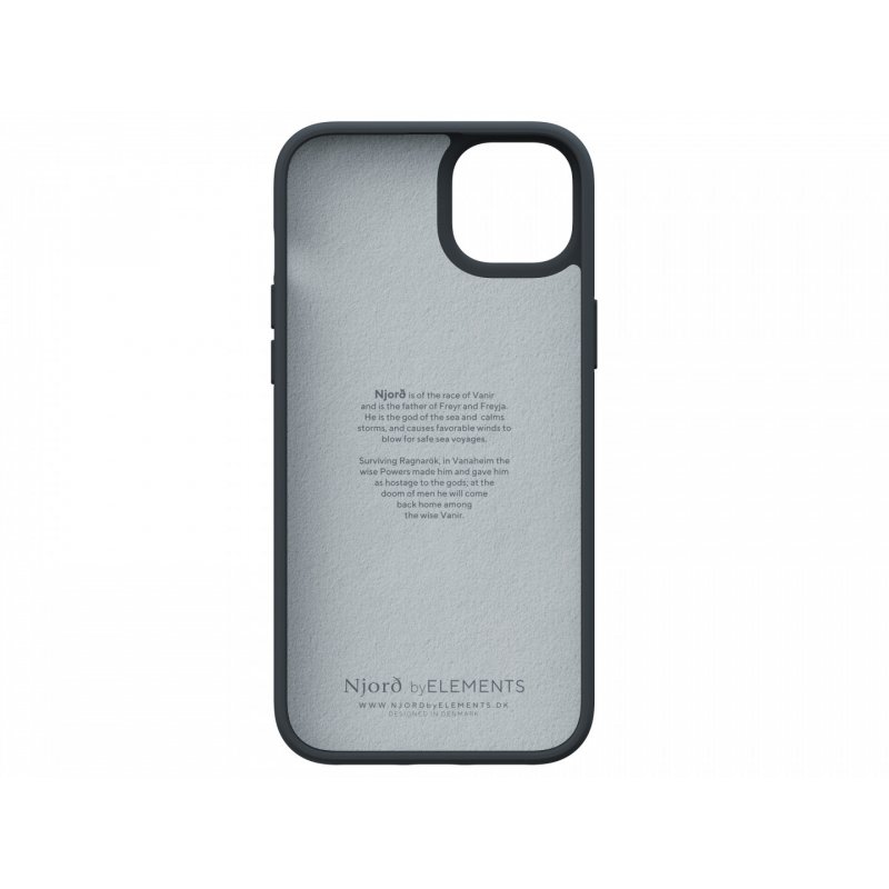 Njord byELEMENTS Suede Comfort+ Case - iPhone 14 Plus - Black