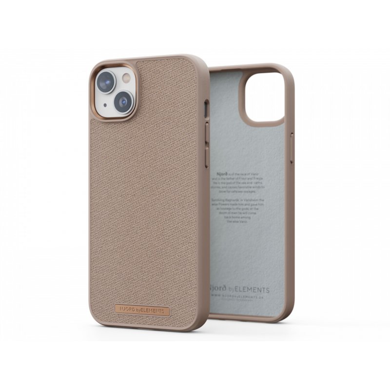 Njord byELEMENTS Just Case - iPhone 14 Plus - Pink Sand
